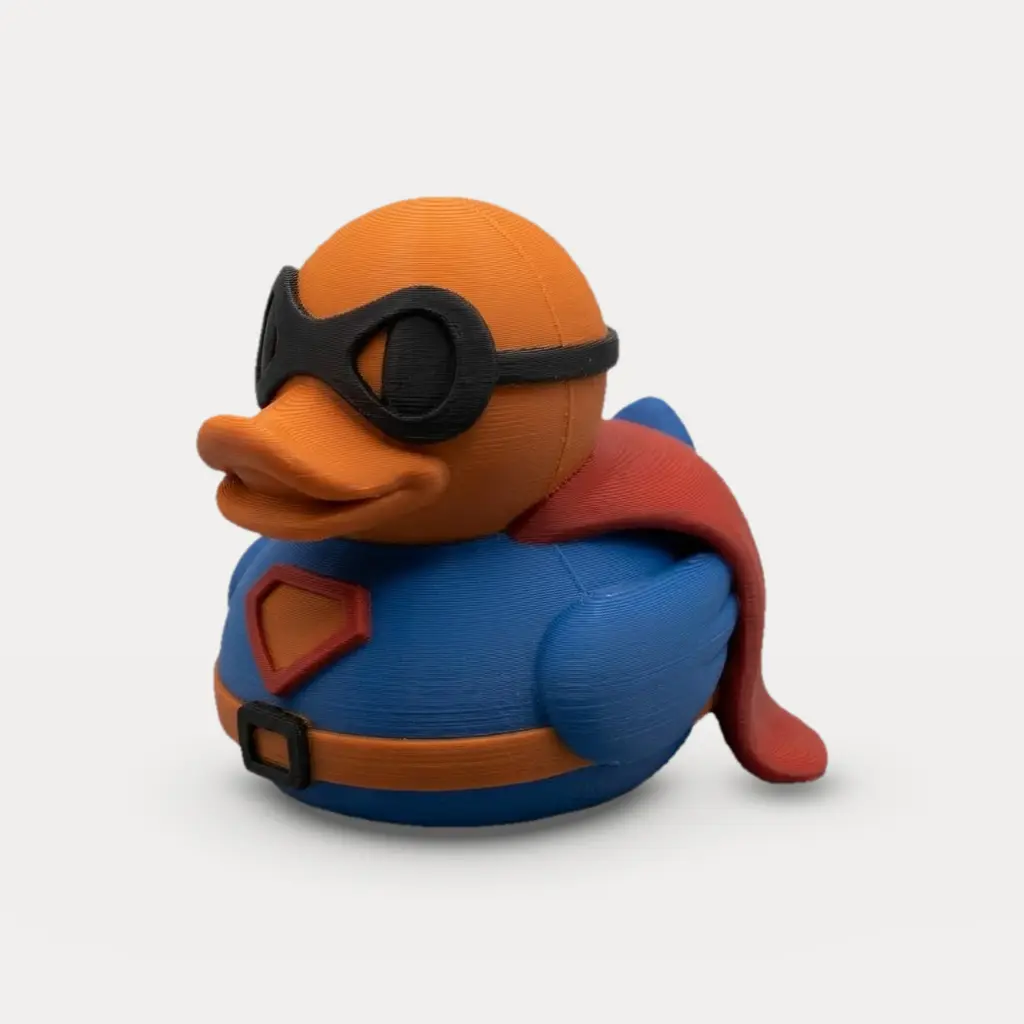 Super Papa Rubber Duck - Character Figurine — modelo 3D