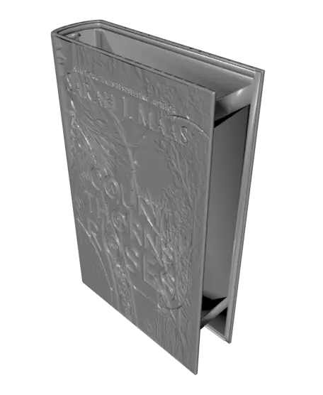 A Court of Thorns and Roses - Book Litho — modelo 3D
