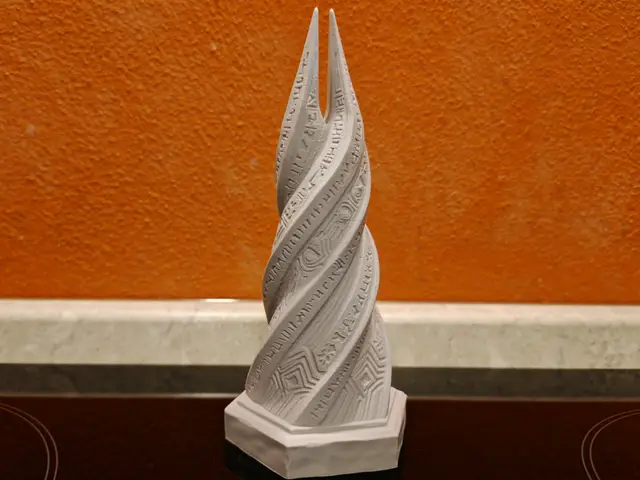Void Spire - Eldritch Double-Helix Monolith — modelo 3D