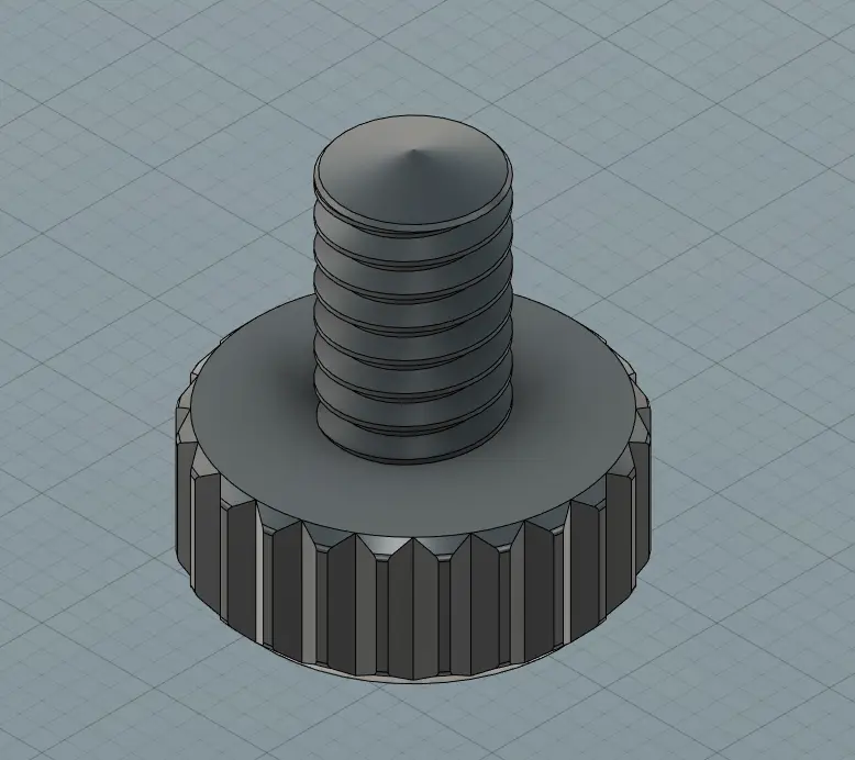 Camera Tripod Screws 1/4" — modelo 3D