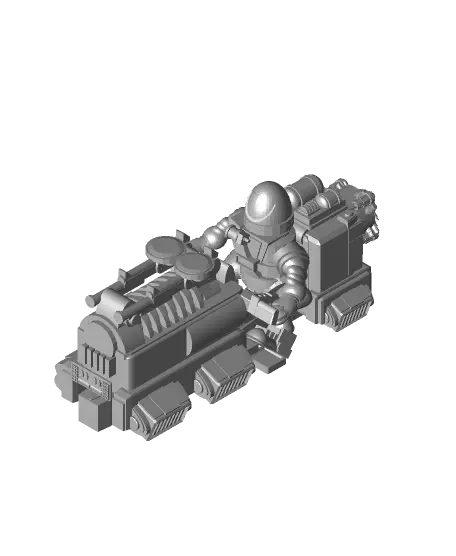 FHW: Dairr jet bike Trooper with twin splitter — modelo 3D