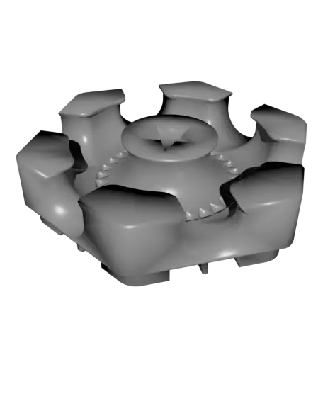Hextraction Gear Tile — modelo 3D