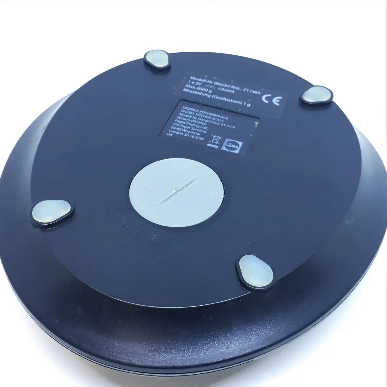 Battery cover for kitchen scale — modelo 3D
