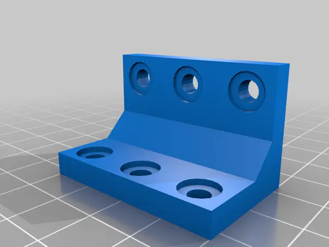 90 degree angle bracket (Fixed) — modelo 3D