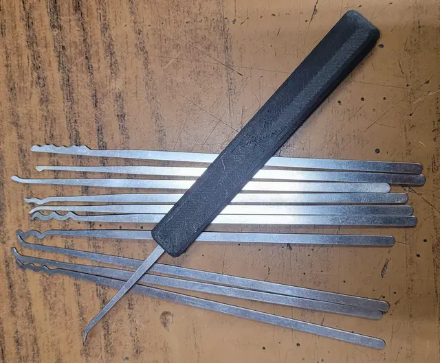 Street Sweeper Bristle Lockpick Handle — modelo 3D