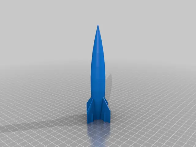 Classic Rocket — modelo 3D