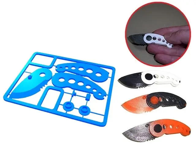 Mini Folding Knife (Assembly Kit) — modelo 3D