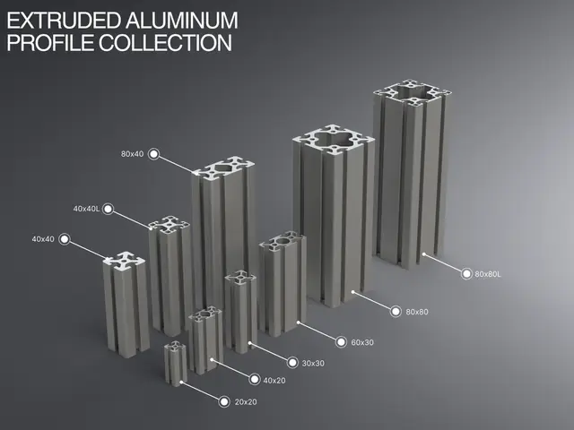Extruded Aluminum Profile Collection — modelo 3D