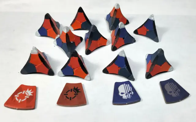 kill team order token for engage or conceal order — modelo 3D