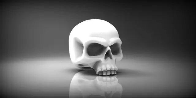 Heroic scale skull 28mm — modelo 3D