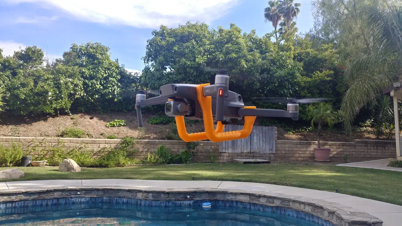 Mavic 2 Pro skids — modelo 3D