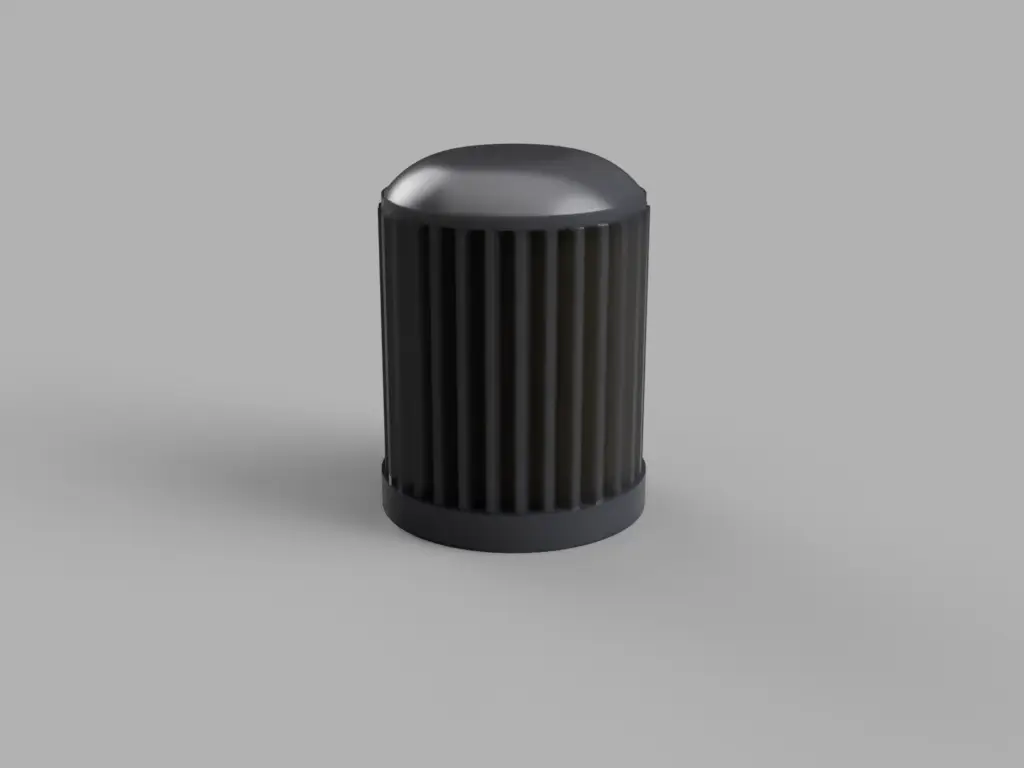 Tire valve cap (Schrader) — modelo 3D