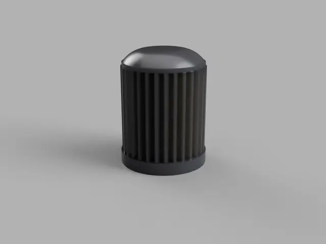 Tire valve cap (Schrader) — modelo 3D