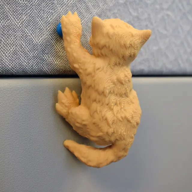 Climbing Wall Cat Decoration — modelo 3D