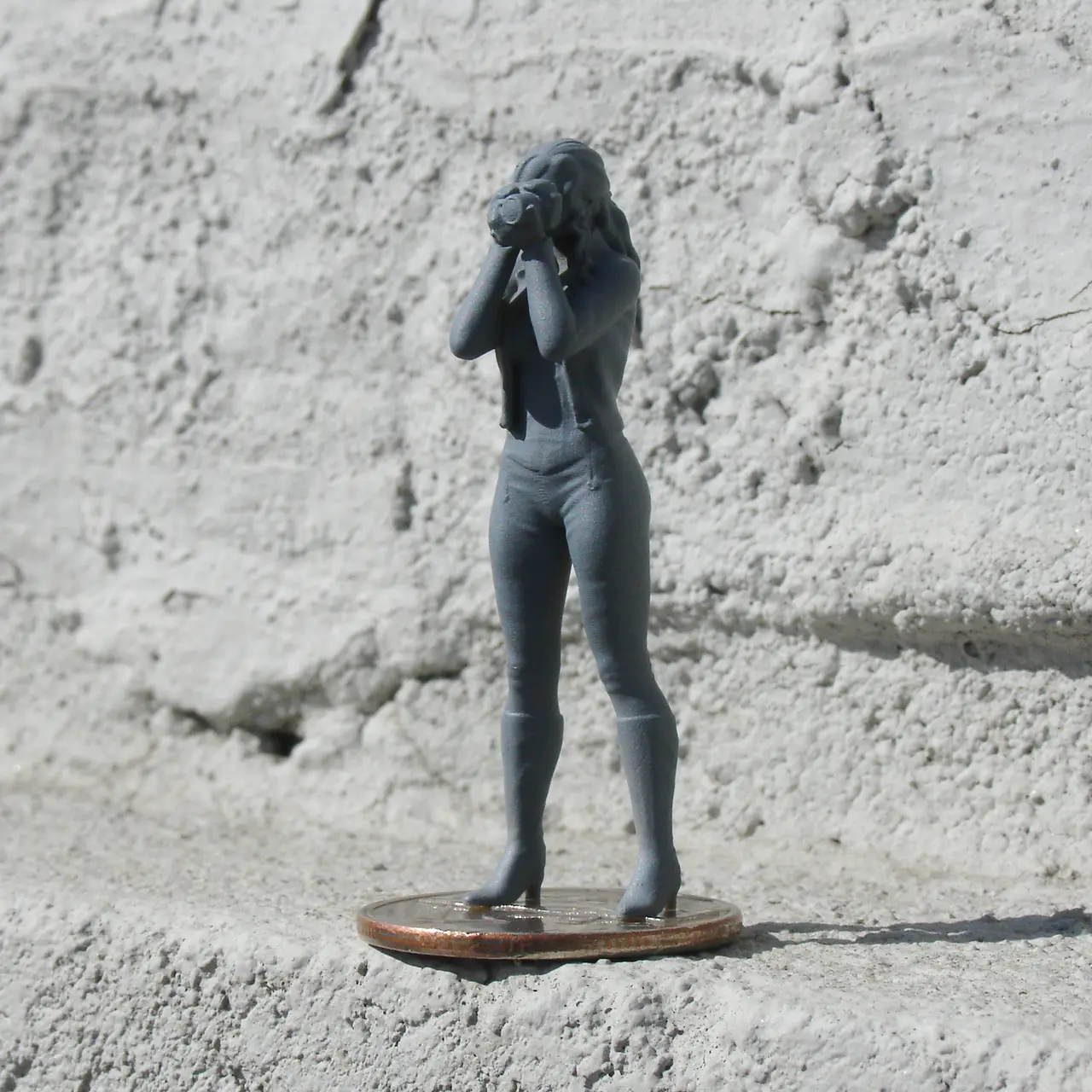 Girl photographer — modelo 3D