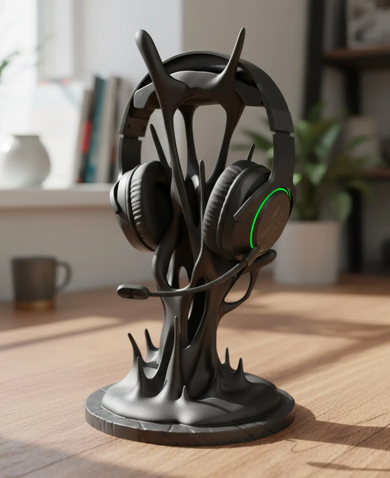 symbiote Headphone Stand | Unique Gamer Gift — modelo 3D