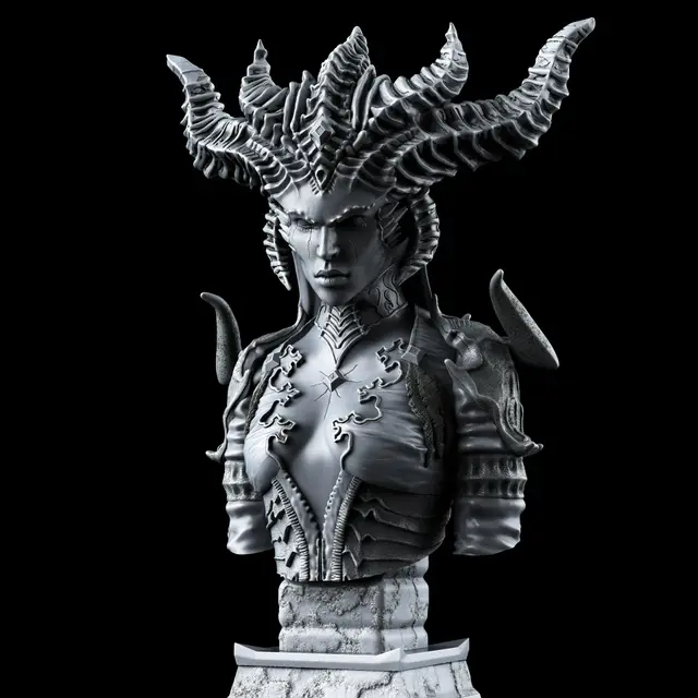 Lilith bust (Pre-Supported) — modelo 3D
