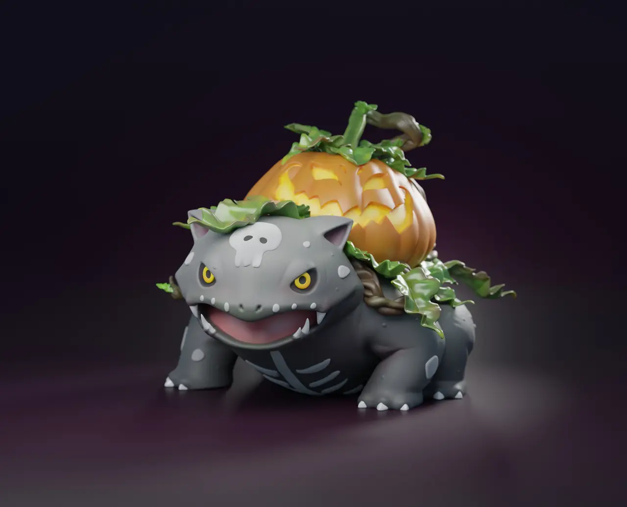 VENUSAUR - FREE 3D PRINTABLE HALLOWEEN POKEMON — modelo 3D