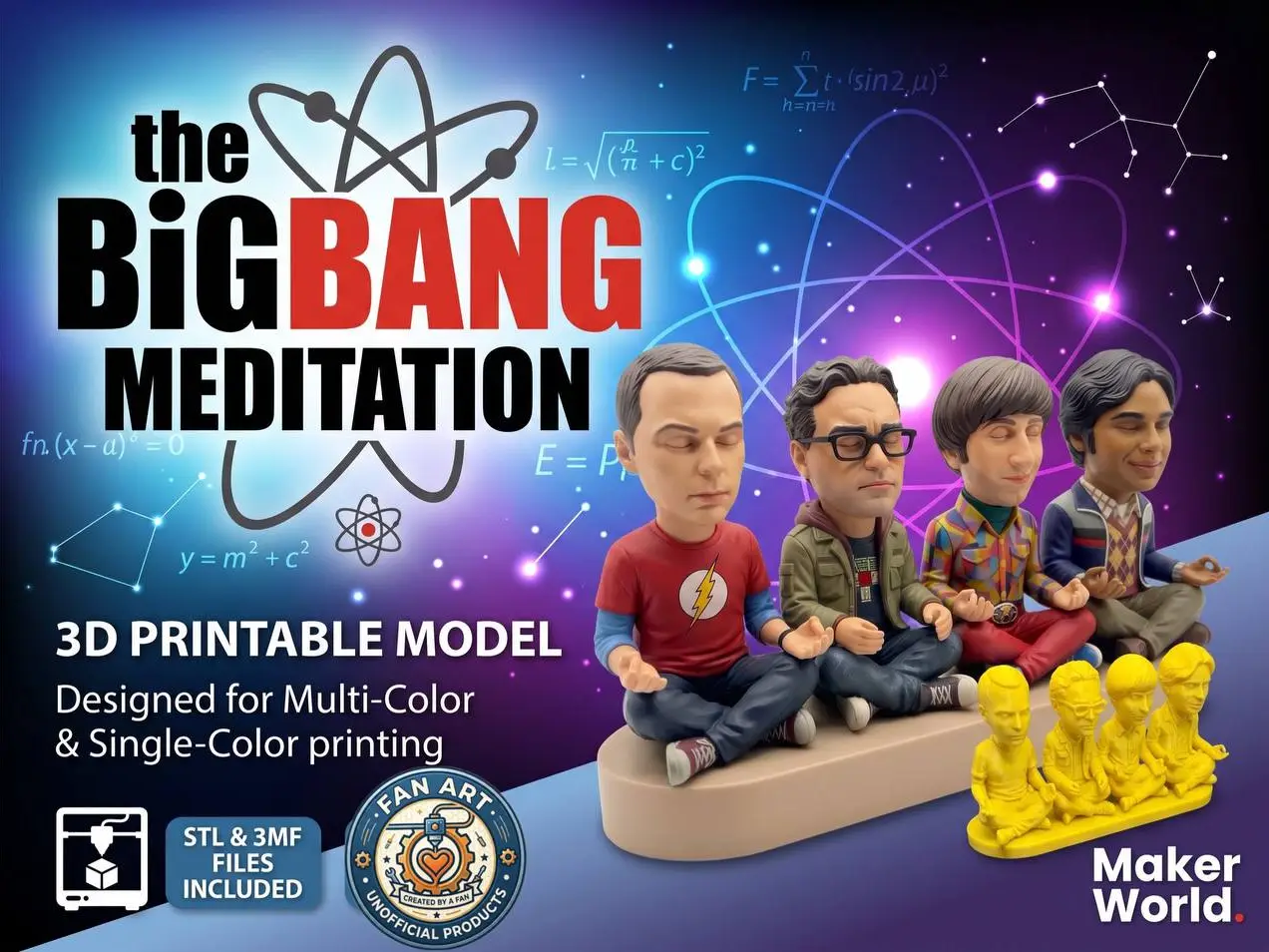 The Big Bang Meditation — modelo 3D