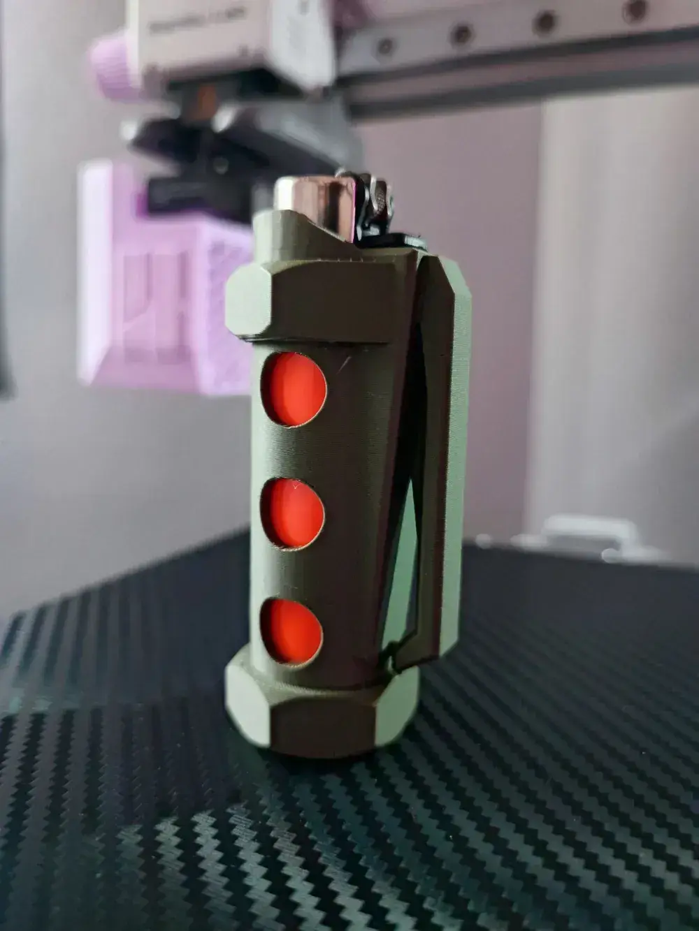 Clipper Flashbang case — modelo 3D