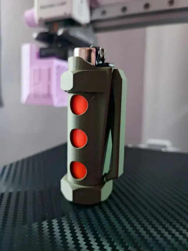 Clipper Flashbang case — modelo 3D