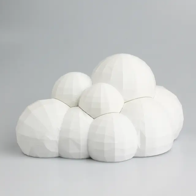 Low Poly Cloud Storage — modelo 3D