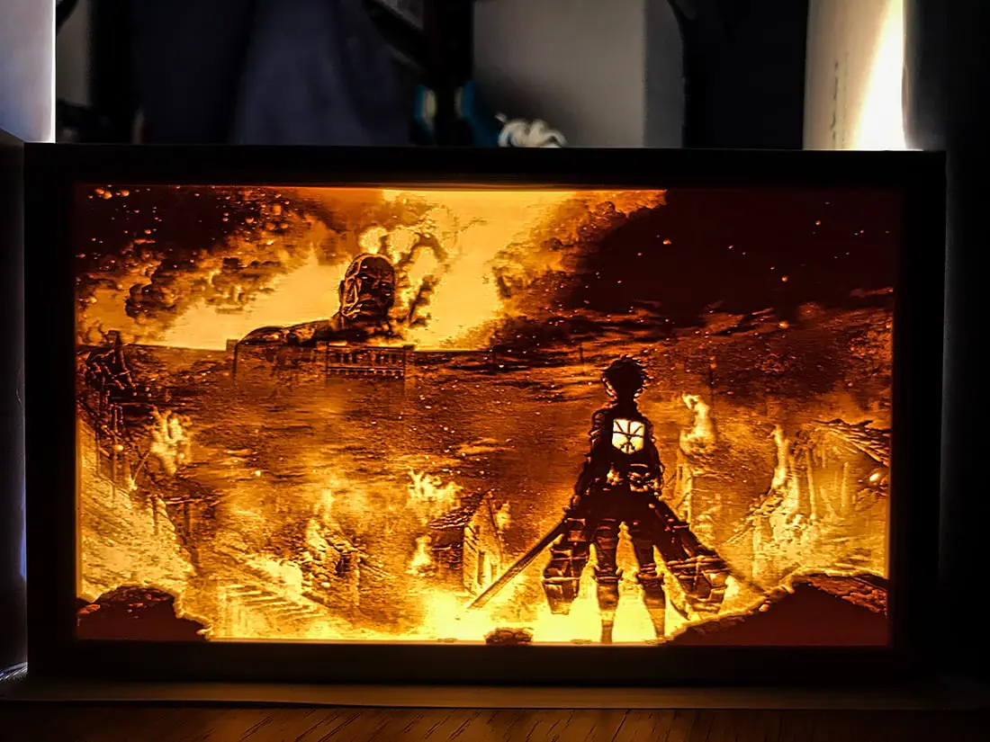 Attack on Titan Lithophane — modelo 3D