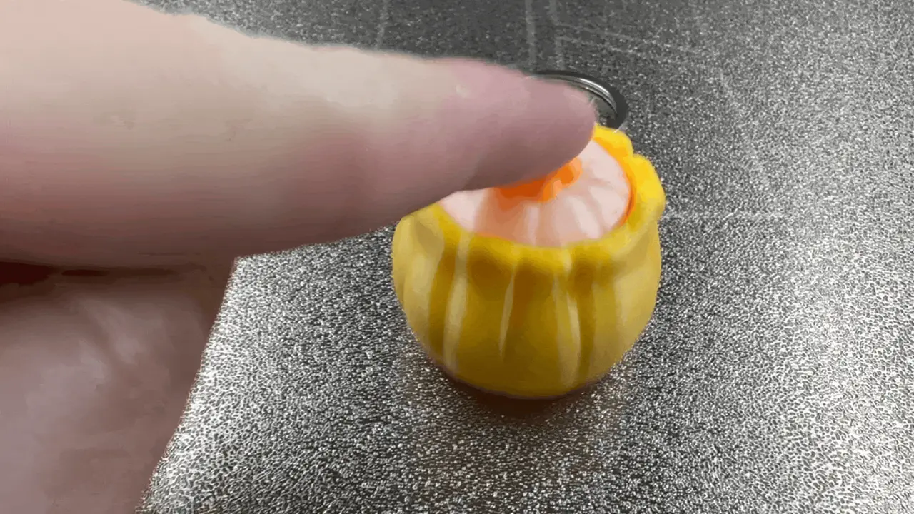 Siu Mai Dim Sum Keychain (Clicker Version) — modelo 3D