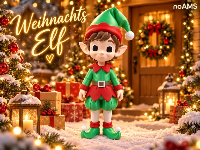 Weihnachts Elf 70cm | no ams — modelo 3D
