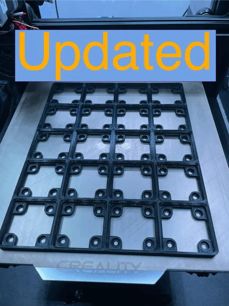 Gridfinity Magnet Light Baseplate — modelo 3D