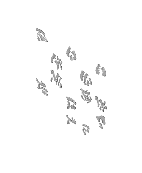 customisable family of bears puzzle — modelo 3D