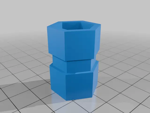 1/4" Jack input holder — modelo 3D
