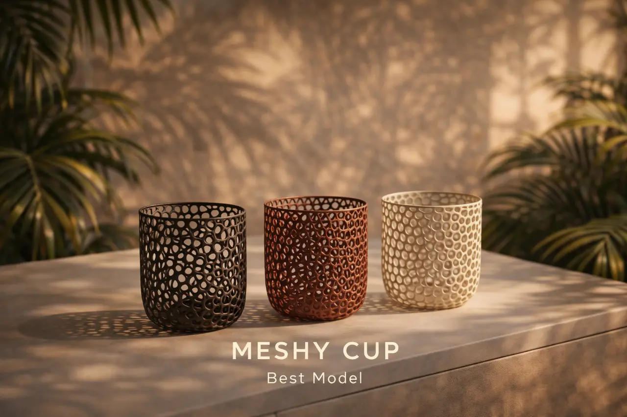Meshy Cup — modelo 3D