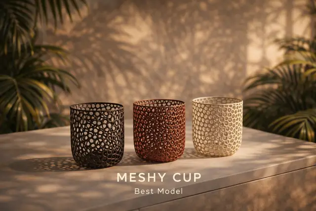 Meshy Cup — modelo 3D