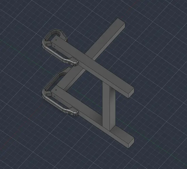 Ikea kura suspended bed handles — modelo 3D
