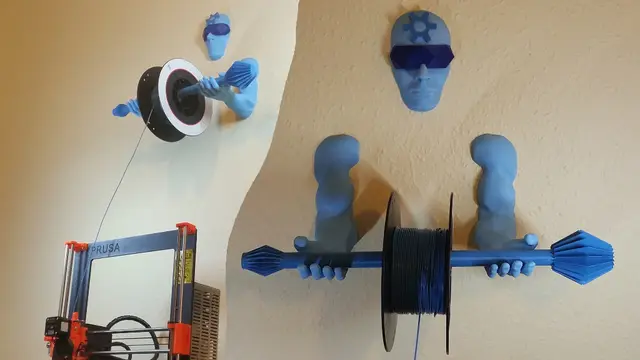 3D Printing Guardian - Wall Mounted Filament Spool Holder — modelo 3D