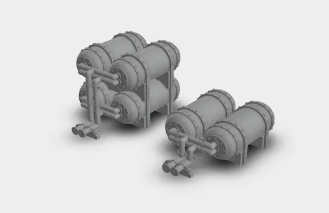 Wargaming compatible Terrain: Industrial Tank - 28mm — modelo 3D