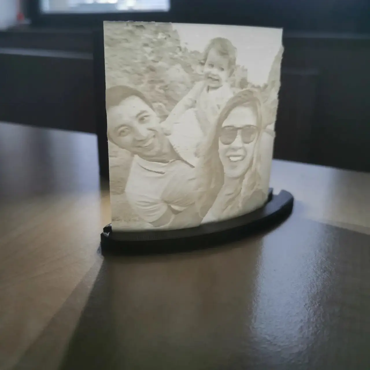 Lithophane holder lamp — modelo 3D