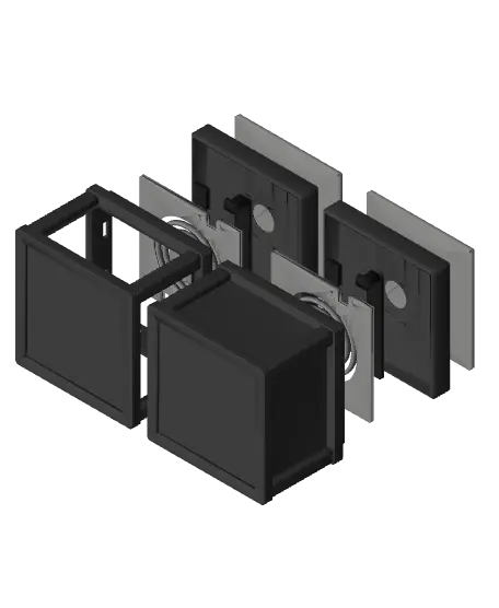 Twist Lock Photo Box — modelo 3D