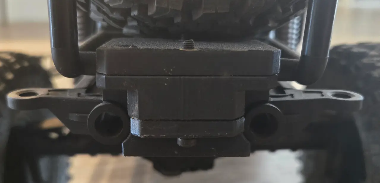 SCX 10.3 Pro-Line Back-Half Cage Hinge Pivot Bracket/Adapter — modelo 3D