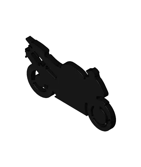 Sport Bike keychain — modelo 3D