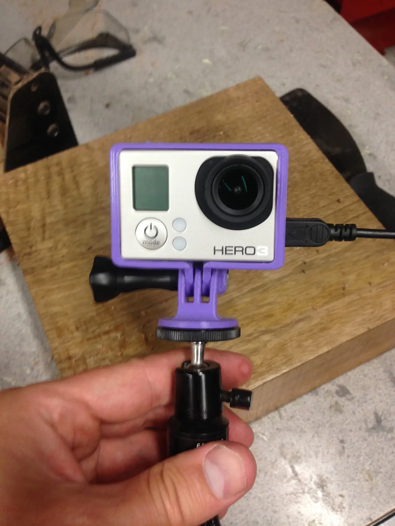 Go Pro Camera Tripod Mount — modelo 3D