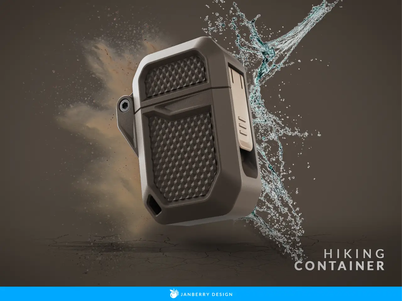 Hiking Container - Robust and Waterproof — modelo 3D