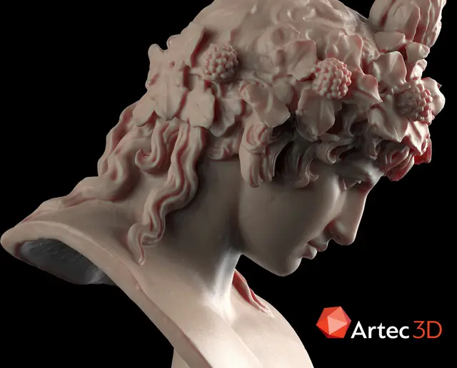 Bust of Antinous as Dionysus — modelo 3D
