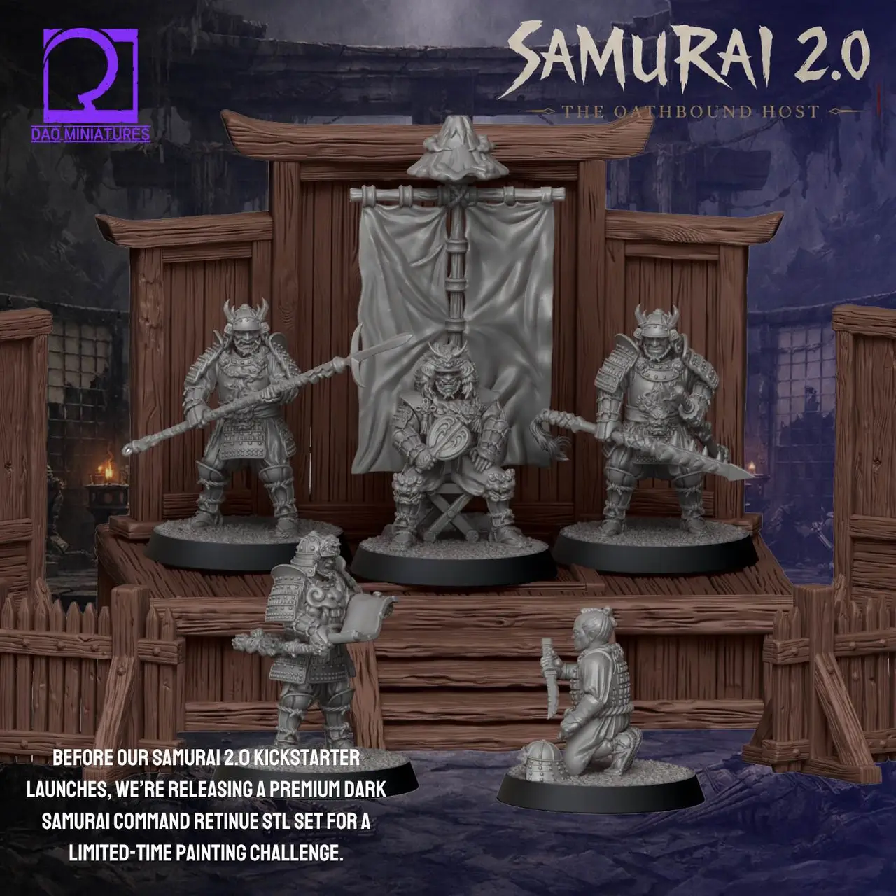 The Oath Command Retinue — Limited-Time Painting Challenge Kit (FREE) — modelo 3D