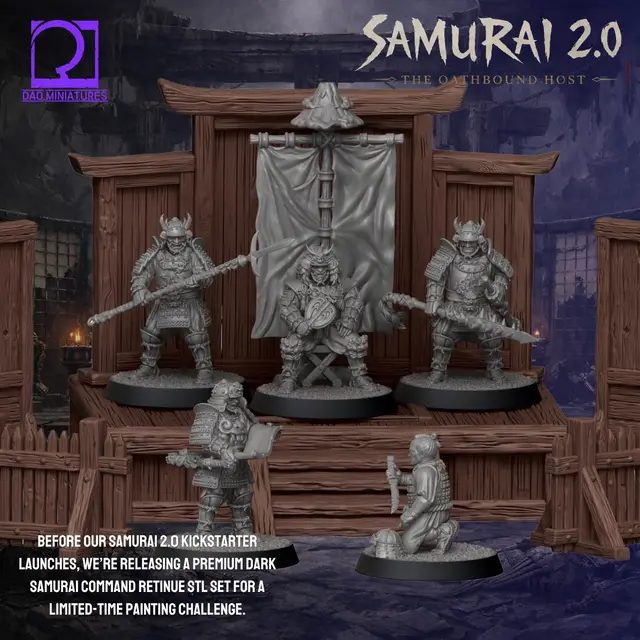 The Oath Command Retinue — Limited-Time Painting Challenge Kit (FREE) — modelo 3D