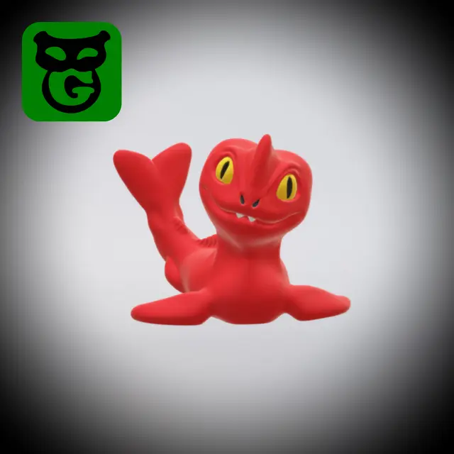 Baby Red Bluster - The Sea Beast — modelo 3D