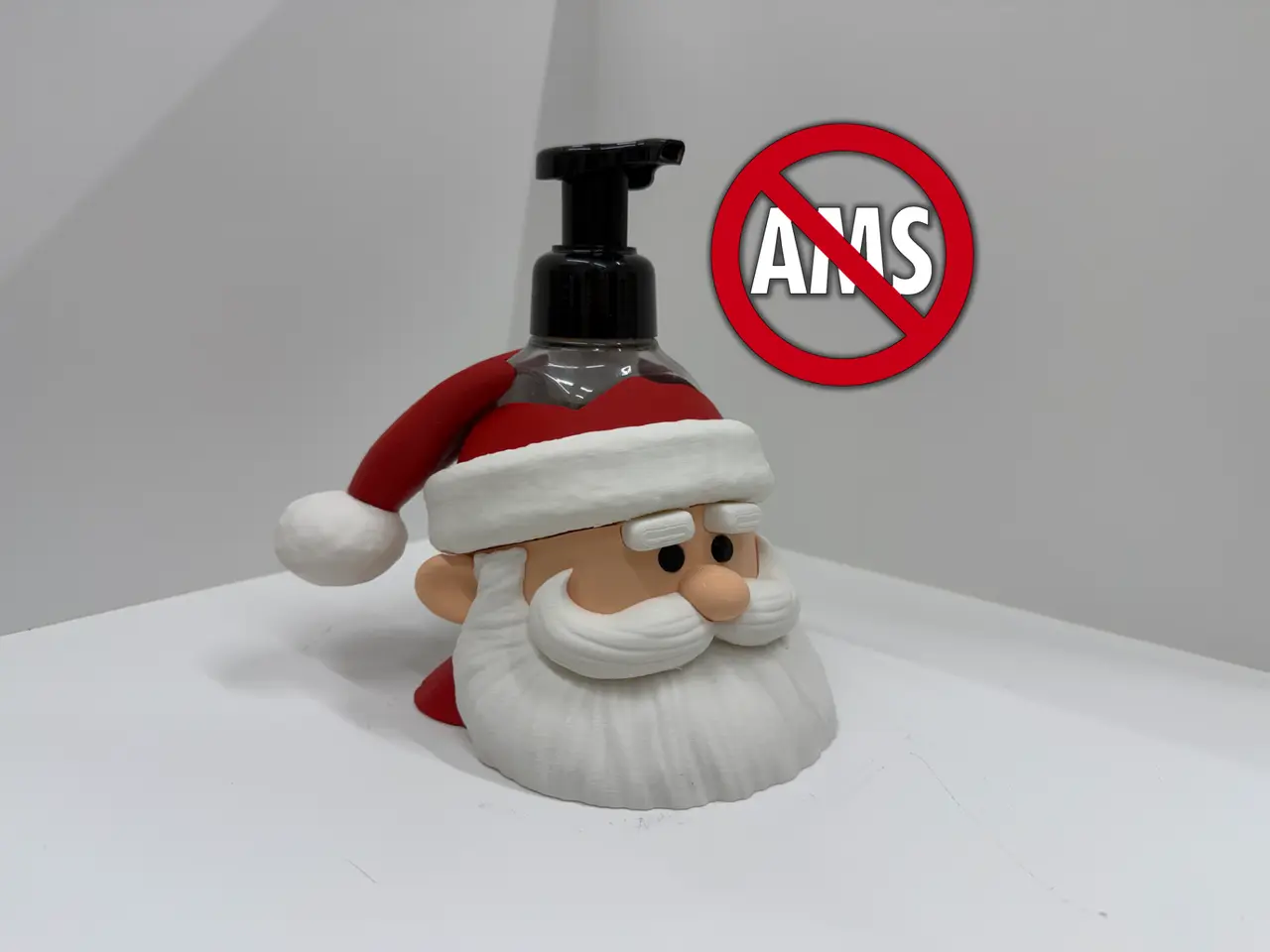 Santa Soap Holder (B&BW) — modelo 3D