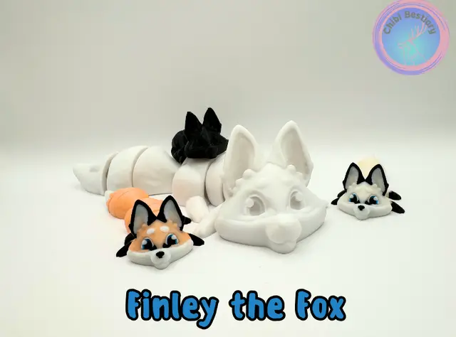 Finley the Fox Flexi — modelo 3D