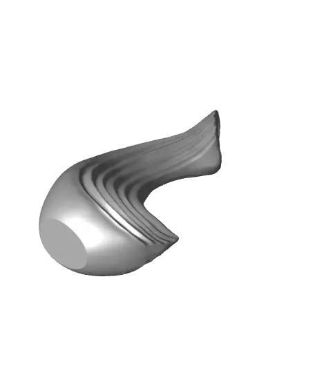 Black Swan Vase for Elegant Decor — modelo 3D